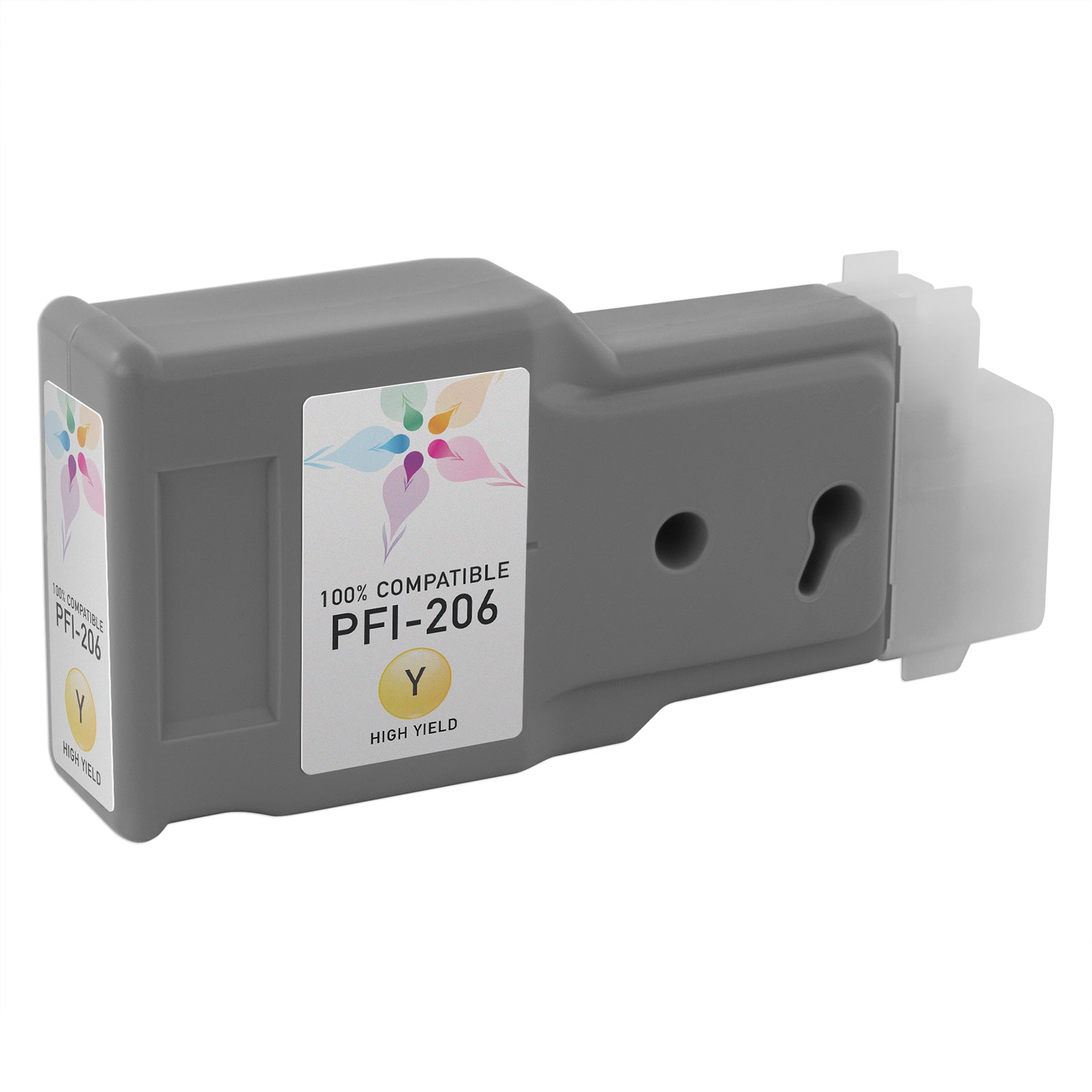 Compatible Canon PFI-206Y Yellow Ink Cartridge