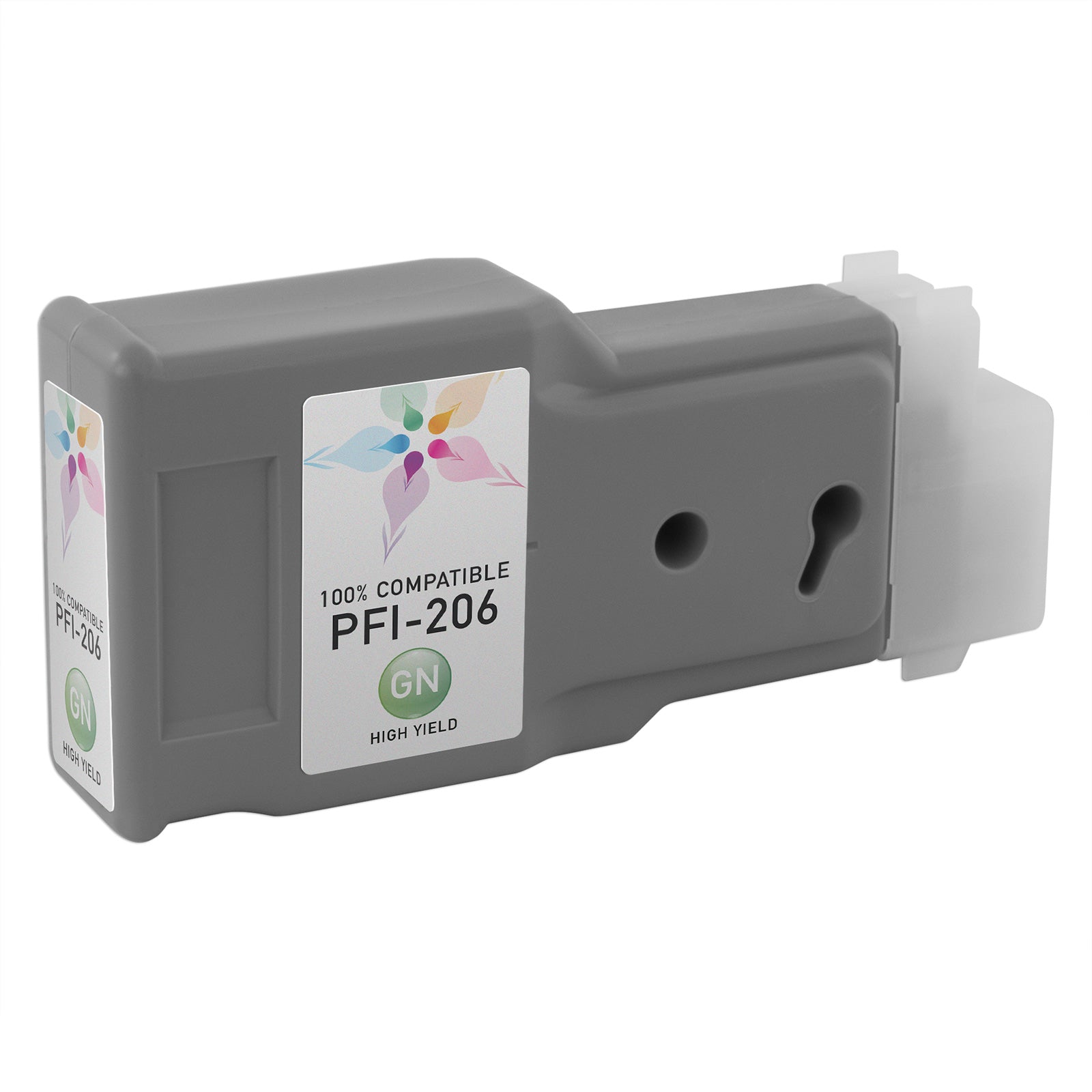 Compatible Canon PFI-206G Green Ink Cartridge
