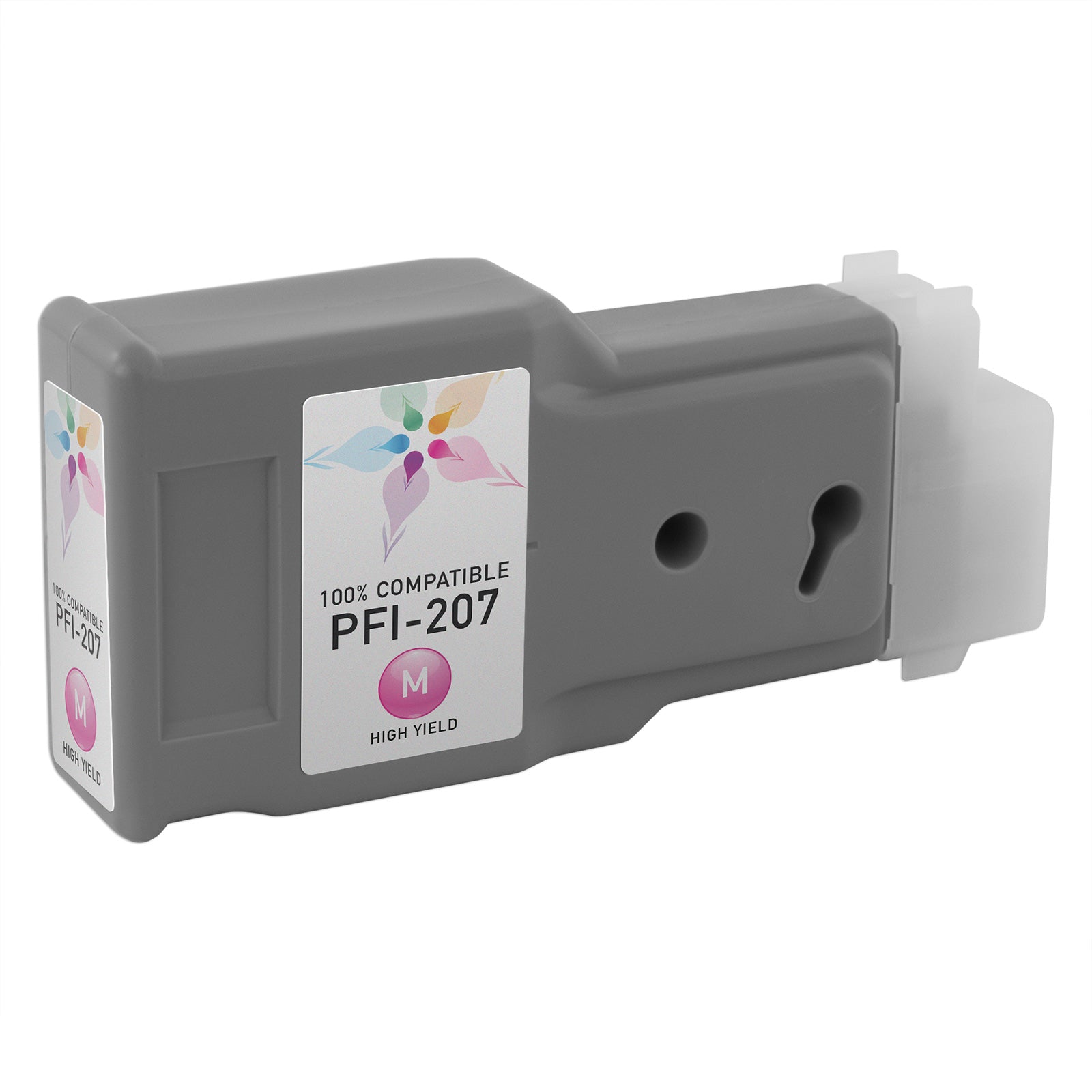 Compatible Canon PFI-207M Magenta Ink Cartridge