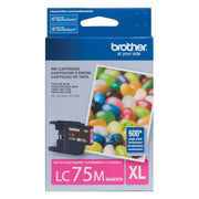 OEM Brother Innobella LC75M High Yield Magenta Ink Cartridge (600 Pages)