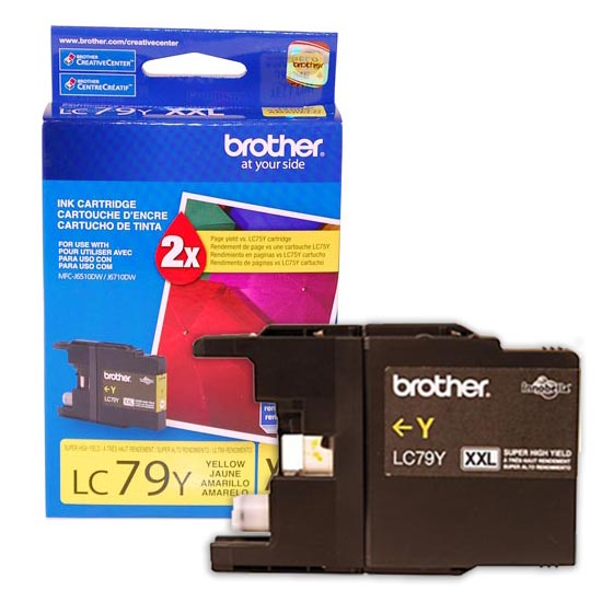 OEM Brother Innobella LC79Y Yellow Extra High Yield Ink Cartridge