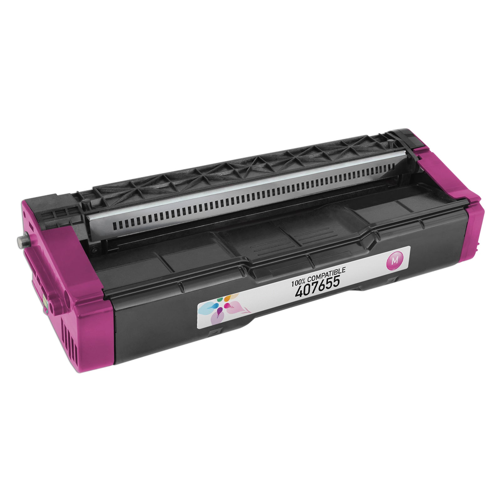 Compatible Ricoh 407655 Magenta Toner Cartridge (6,000 Pages)