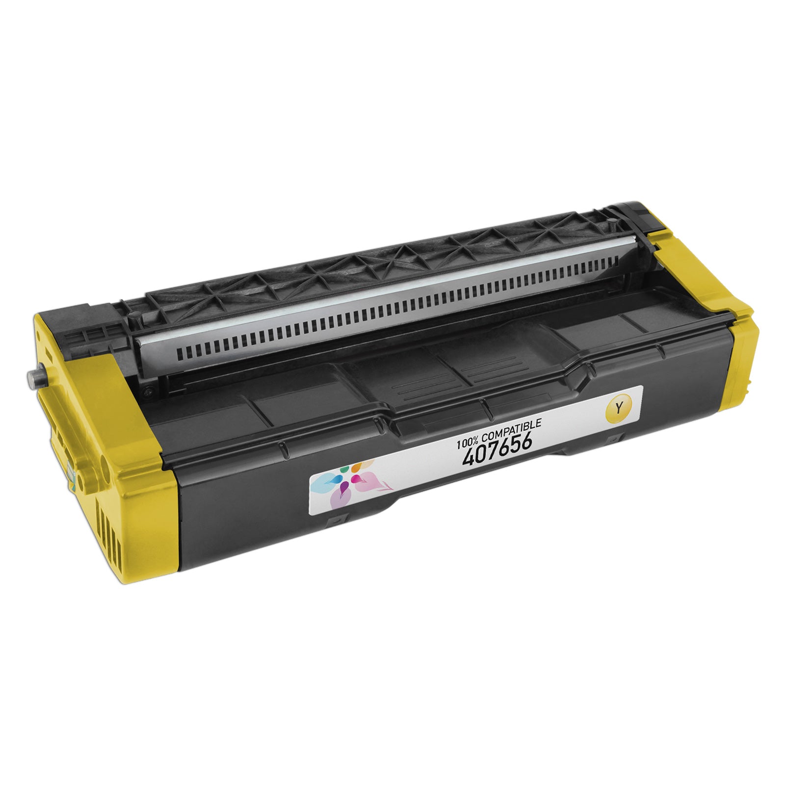 Compatible Ricoh 407656 Yellow Toner Cartridge (6,000 Pages)