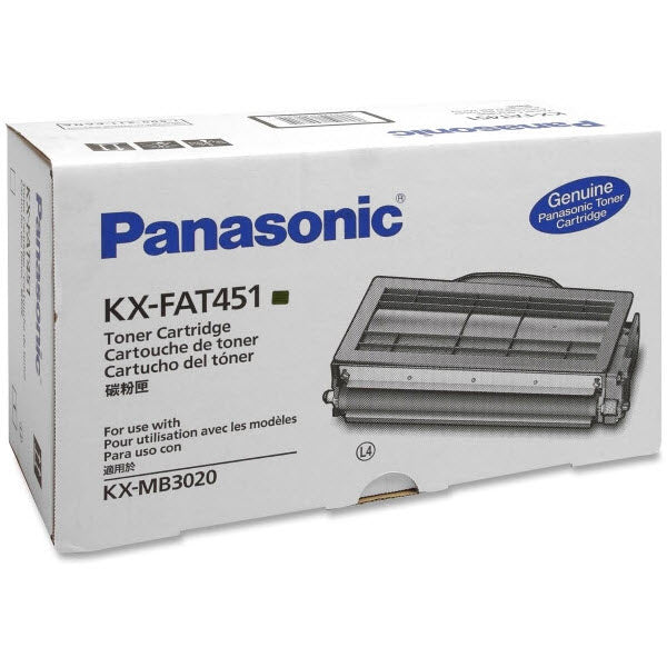 OEM Panasonic KXFAT451 Black Toner Cartridge (5,000 Pages)