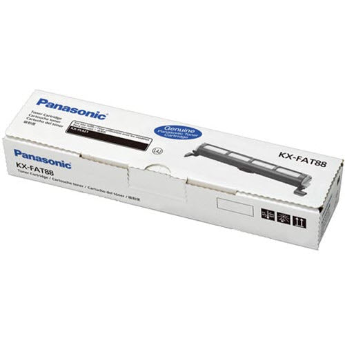 OEM Panasonic KXFAT88 Black Toner Cartridge (2,000 Pages)
