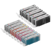 Set of 13 Compatible Canon PGI-270XL and CLI-271XL High Yield Ink Cartridges (Multi Color)