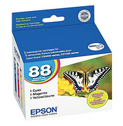 OEM Epson 88 3-Color Multipack Ink Cartridge (200 Pages)