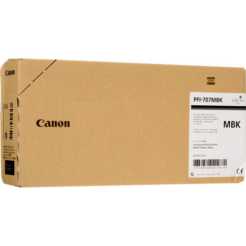 OEM Canon PFI-707MBK Matte Black Ink Cartridge