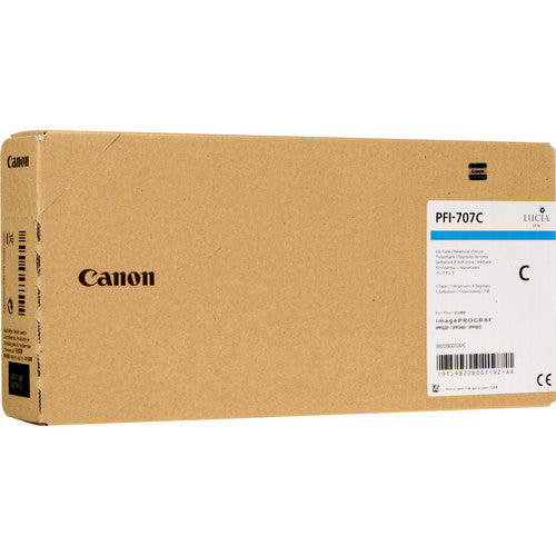OEM Canon PFI-707C Cyan Ink Cartridge