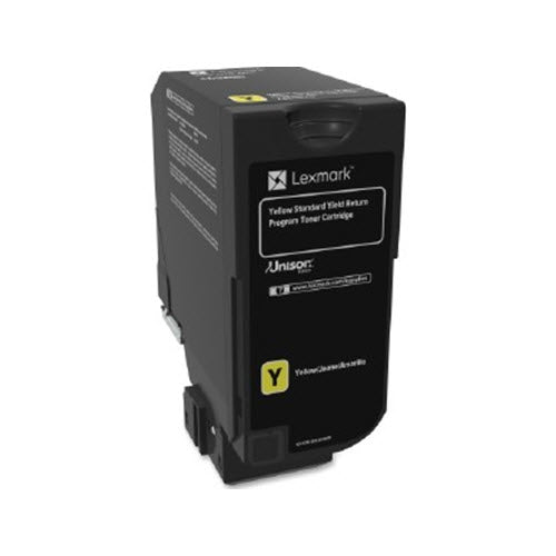 OEM Lexmark 74C1SY0 Yellow Toner Cartridge (7,000 Pages)