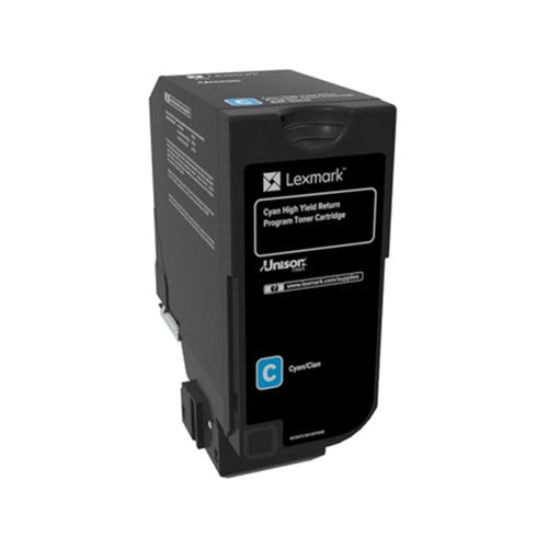 OEM Lexmark 84C1HC0 Cyan Toner Cartridge (16,000 Pages)