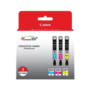 OEM Canon CLI-251XL 3-Color Multipack Ink Cartridge (660 Pages)