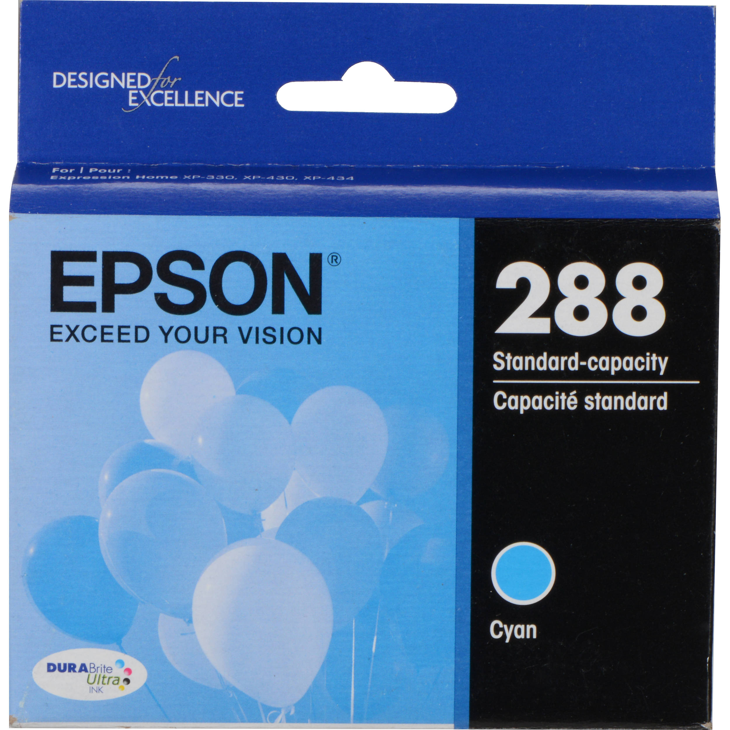 OEM Epson T288220 Cyan Ink Cartridge (165 Pages)