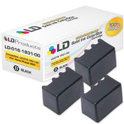 Set of 3 Compatible Xerox 016-1831-00 Black Solid Ink ColorStix Cartridge