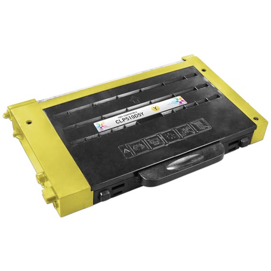 Remanufactured Samsung CLP-510D5Y Yellow Laser Toner Cartridge (5,000 Pages)