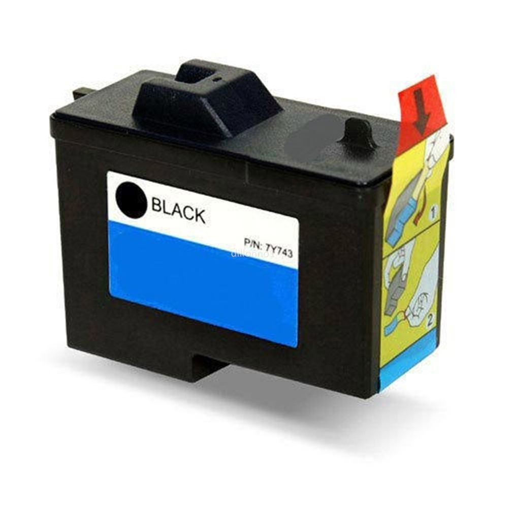 OEM Dell 7Y743 Black Ink Cartridge (125 Pages)