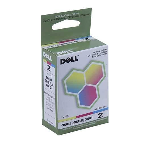 OEM Dell 7Y745 Color Ink Cartridge (109 Pages)