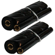 Compatible Brother PC202RF Black Thermal Fax Ribbon Refill Rolls (900 Pages)