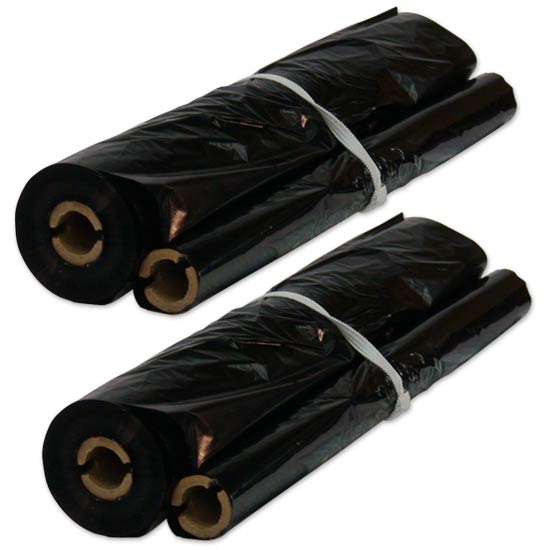 Compatible Brother PC202RF Black Thermal Fax Ribbon Refill Rolls (900 Pages)
