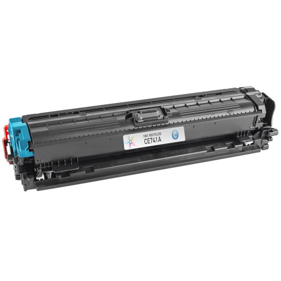 Remanufactured HP CE741A Cyan Laser Toner Cartridge