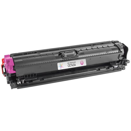Remanufactured HP CE743A Magenta Laser Toner Cartridge