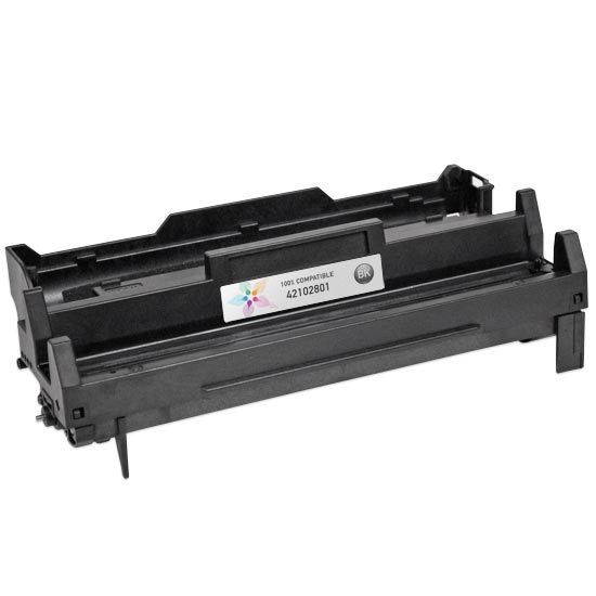 Compatible Okidata 42102801 Black Laser Drum Cartridge (25,000 Pages)