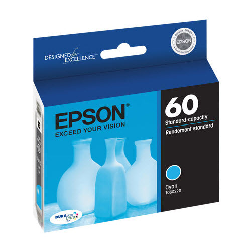 OEM Epson T060220 Cyan Ink Cartridge (450 Pages)