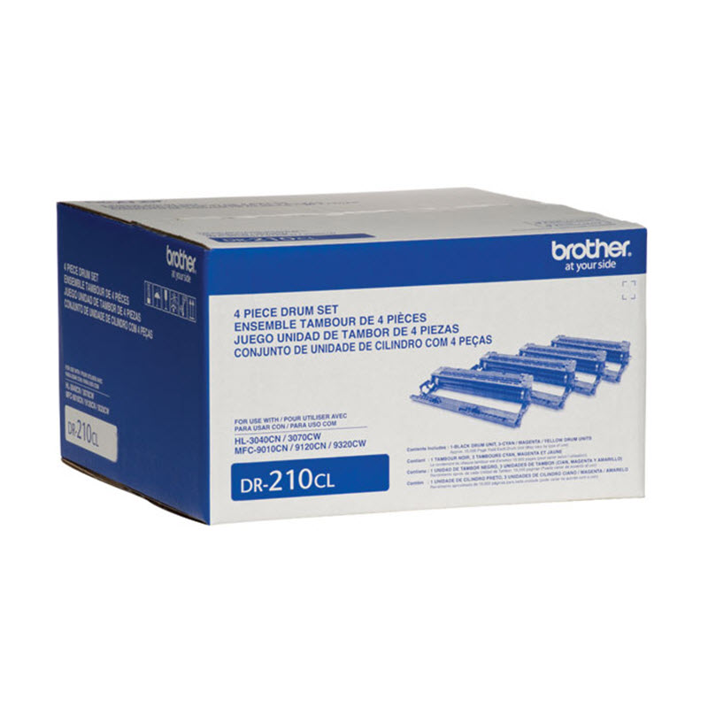 OEM Brother DR210CL Laser Drum Unit Set (15,000 Pages)