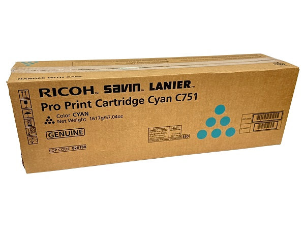 OEM Ricoh 828188 Cyan Toner Cartridge