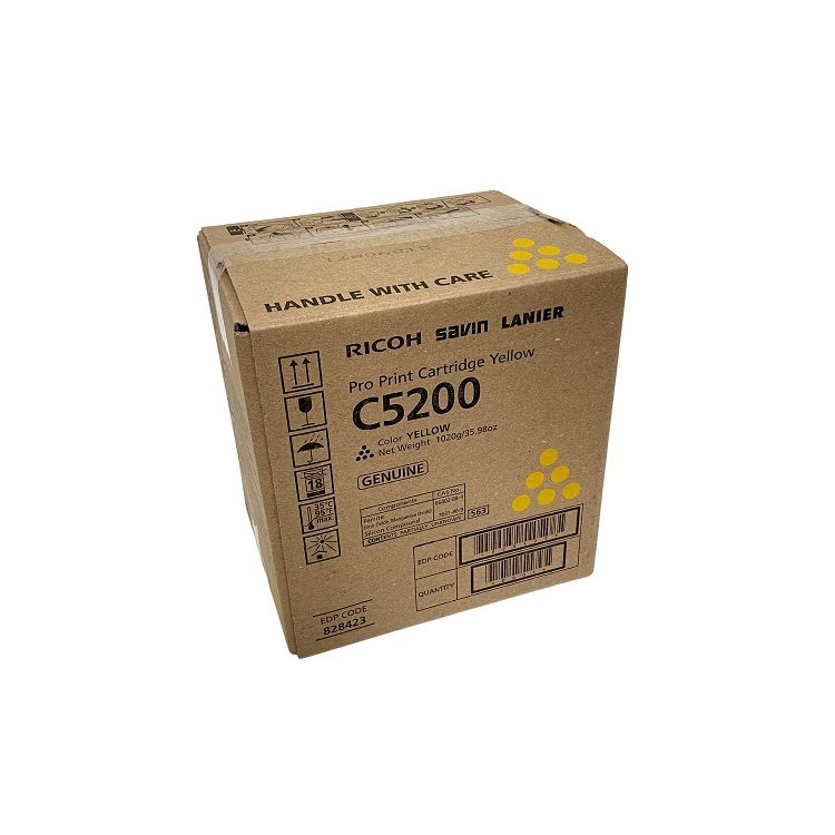 OEM Ricoh 828423 Yellow Toner Cartridge (2,400 Pages)