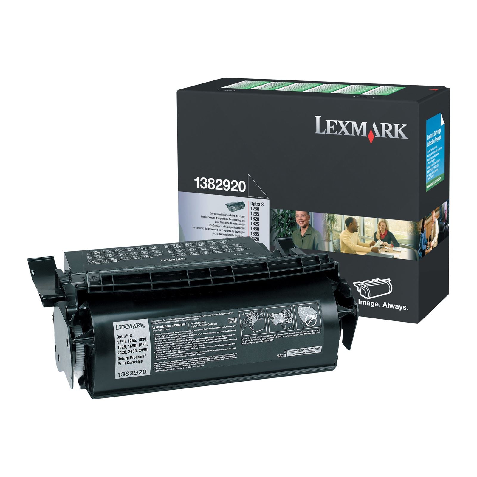 OEM Lexmark 1382920 Black Toner Cartridge (7,500 Pages)