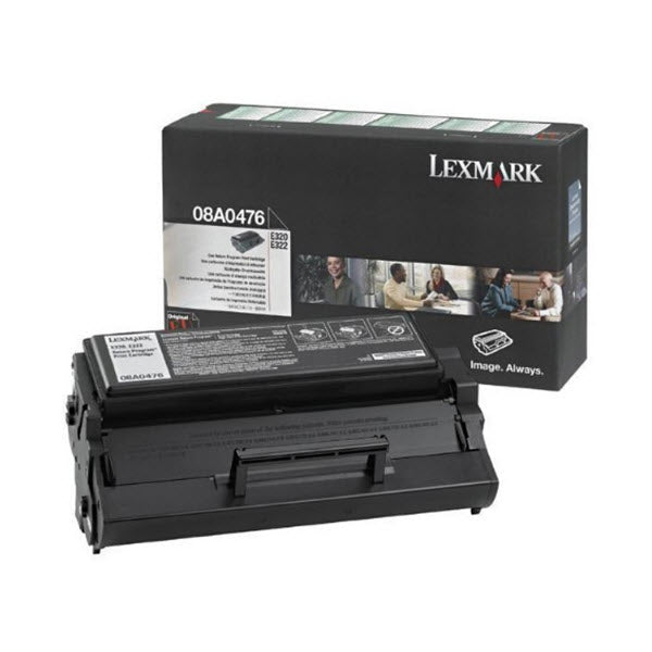 OEM Lexmark 08A0476 Black Laser Toner Cartridge (3,000 Pages)