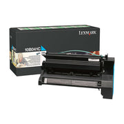 OEM Lexmark 10B041C Cyan Laser Toner Cartridge (6,000 Pages)