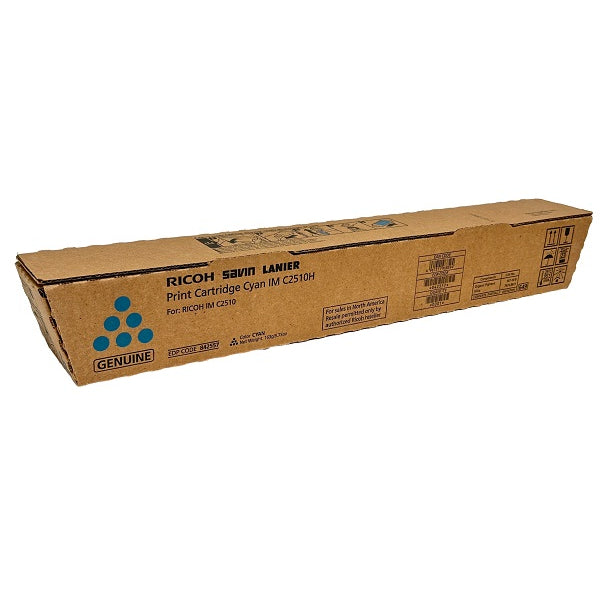 OEM Ricoh 842557 Cyan High Yield Toner Cartridge (10,500 Pages)