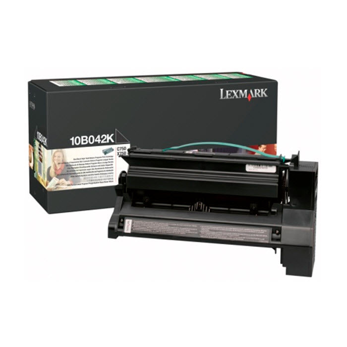 OEM Lexmark 10B042K Black Laser Toner Cartridge (15,000 Pages)