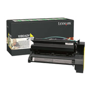 OEM Lexmark 10B042Y Yellow High Yield Laser Toner Cartridge (15,000 Pages)