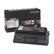 OEM Lexmark 12A7405 Black Laser Toner Cartridge (6,000 Pages)