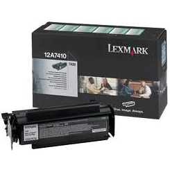 OEM Lexmark 12A7410 Black Laser Toner Cartridge (5,000 Pages)