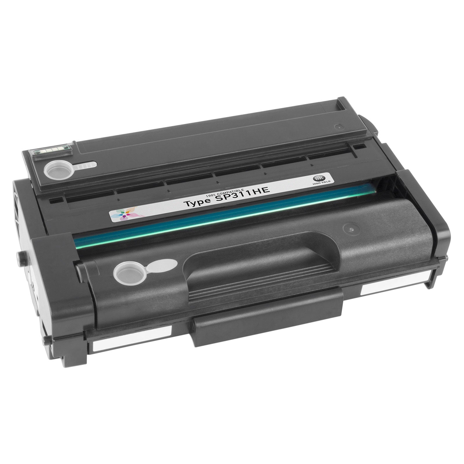 Compatible Ricoh 407245 Black High Yield Toner Cartridge (3,500 Pages)