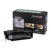 OEM Lexmark 12A8420 Black Toner Cartridge (6,000 Pages)