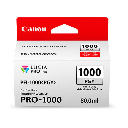 OEM Canon PFI-1000 Photo Gray Ink Cartridge