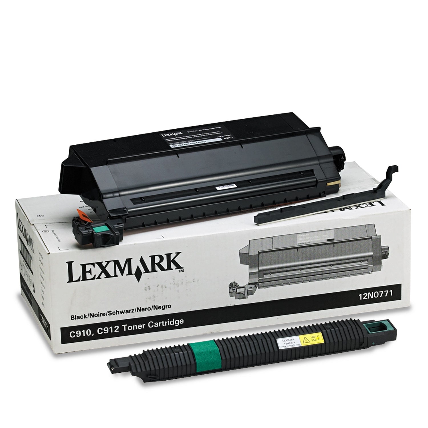 OEM Lexmark 12N0771 Black Toner Cartridge (14,000 Pages)