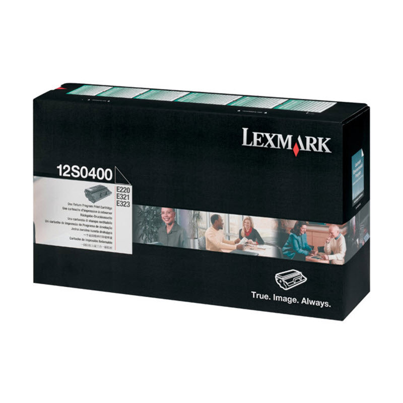 OEM Lexmark 12S0400 Black Laser Toner Cartridge (2,500 Pages)