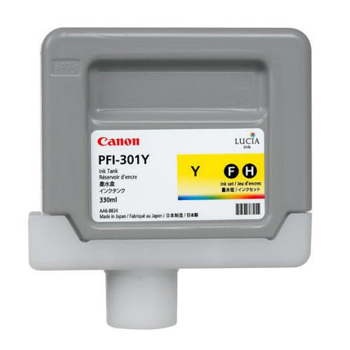 OEM Canon PFI-301Y Yellow Ink Cartridge