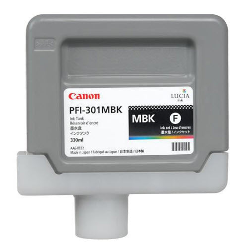 OEM Canon PFI-301MBK Matte Black Ink Cartridge