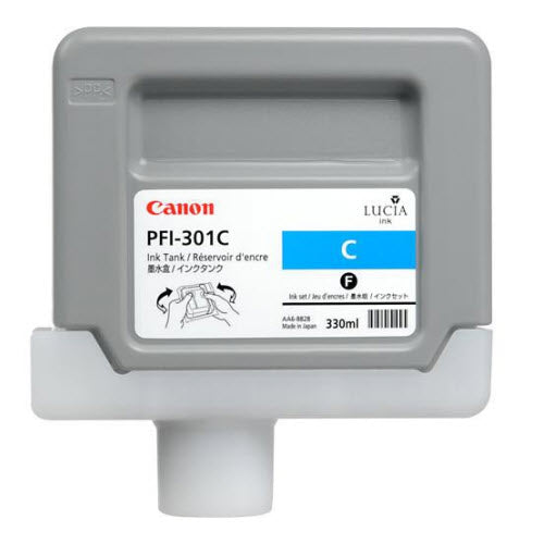 OEM Canon PFI-301C Cyan Ink Cartridge