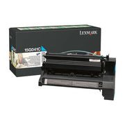 OEM Lexmark 15G041C Cyan Laser Toner Cartridge (6,000 Pages)