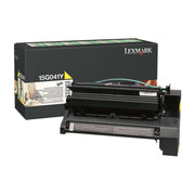 OEM Lexmark 15G041Y Yellow Laser Toner Cartridge (6,000 Pages)