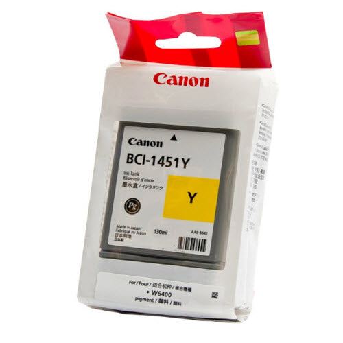 OEM Canon BCI-1451Y Yellow Ink Cartridge (2200 Pages)