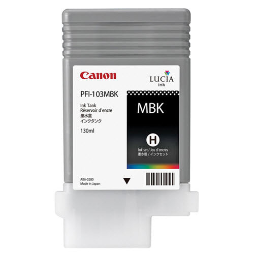 OEM Canon PFI-103MBK Matte Black Ink Cartridge